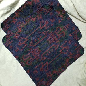 EUC Vintage 1990s Ralph Lauren Blue Tag Blue Galahad Jewel Tone Aztec washcloths